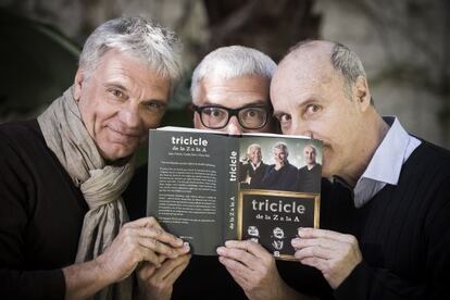 El Tricile, ahir a la presentació del seu llibre a Barcelona.