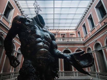 Una de las obras de Hirst expuestas en el Palacio Grassi de Venecia.