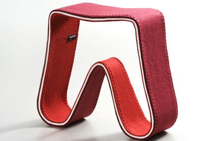 Mesa Felt Stool, de Jongerius.