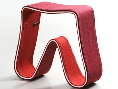 Mesa Felt Stool, de Jongerius.