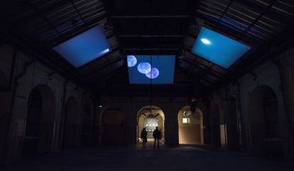 Imagen de la exposición de Katz en la Tabacalera.