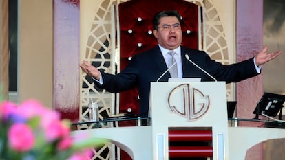 Naasón Joaquín, en agosto de 2018, en Guadalajara.