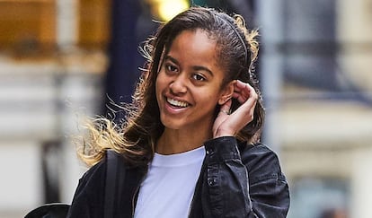 Malia Obama en Nueva York el pasado mes de mayo.