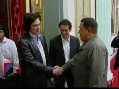 Benicio del Toro se reúne con Chávez