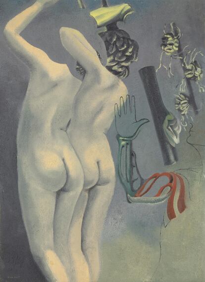 ‘Dos jóvenes en bellas poses’, de Max Ernst.