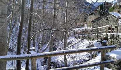 La Vall de Cardós, al Pallars Sobirà, nevada en una imatge d'arxiu.
