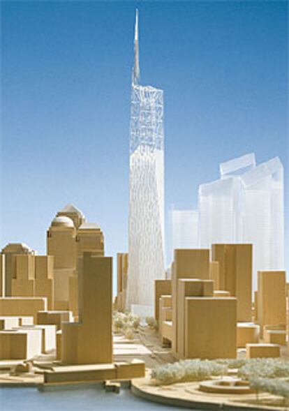 En la imagen, el proyecto del arquitecto Skidmore, que será el nuevo <i>skyline</i> de Nueva York.