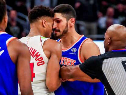 Antetokounmpo y Kanter se encaran en el Bucks-Knicks.