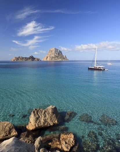 Cala D’Hort, en Ibiza.