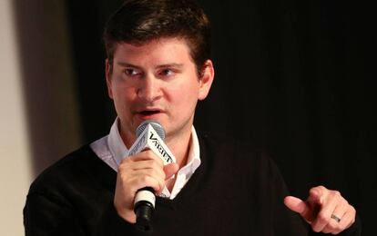 Mike Schur, durante una charla en Beverly Hills.