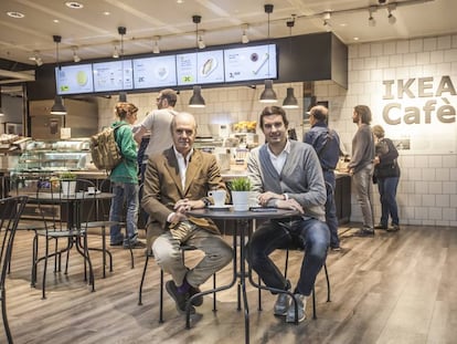 Xavier Visa, a la izquierda, presidente de Netipbox, y Toni Viñals, consejero delegado.