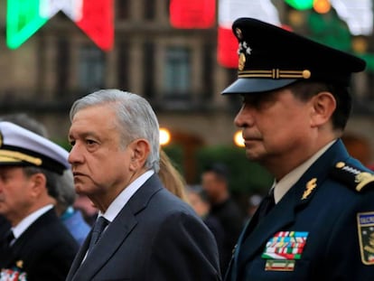 López Obrador, durante una ceremonia en Ciudad de México el 19 de septiembre. 