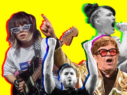 Grupos como Cariño o Bikini Kill (arriba), DJs como Calvin Harris o cantantes como Elton John son algunas de las figuras de la industria musical que se enfrentaron a partidos políticos por usar sus temas sin permiso.