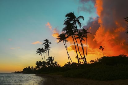 Playa de Kawaikui en Haw&aacute;i.