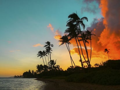 Playa de Kawaikui en Haw&aacute;i.