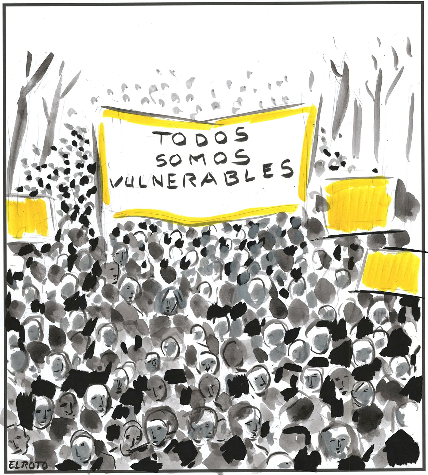 El Roto: vulnerables