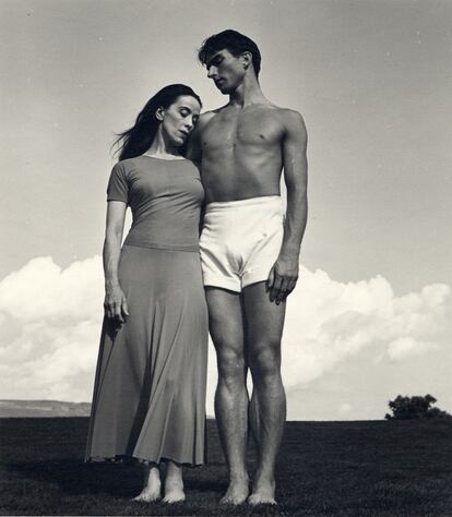 'Martha Graham y Eric Hawkins en Bennington College' (1938).