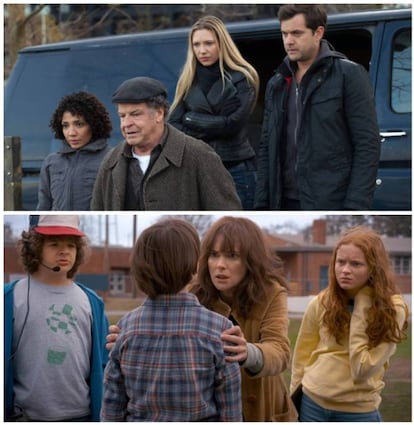 <strong> Similitudes entre ambas series. </strong> Si 'Fringe' (2008-2013) fue una 'Expediente X' combinada con 'CSI', 'Stranger Things' (2016-) le debe muchas de sus ideas a la ficción de J.J. Abrams 'Fringe': un oscuro universo alternativo, una misteriosa corporación con apoyo gubernamental, tecnología de los 80, monstruos grotescos, salvajes experimentos (incluido el tanque de agua) sufridos por su protagonista femenina, niños calvos con extraños poderes... </p> <strong> Cualquier tiempo pasado fue mejor. </strong> Los hermanos Duffer no ocultan en 'Stranger Things' su admiración por las películas más icónicas del género fantástico y de ciencia-ficción. Nosotros no dejaremos jamás de reivindicar 'Fringe', sus enigmáticos Observadores, esa agente del FBI perpleja no solo con las ideas de un científico chiflado y su cínico hijo sino con su propia existencia, los adictivos viajes en el tiempo, la vaca, los tulipanes y tantos otros guiños de una serie que creó una mitología propia y que hizo que cada uno de sus episodios fuera una aventura.