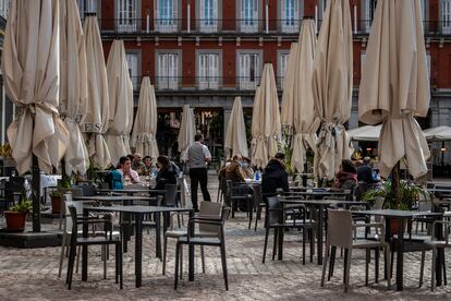 El centro de Madrid durante el estado de alarma.