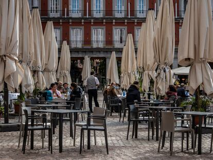 El centro de Madrid durante el estado de alarma.