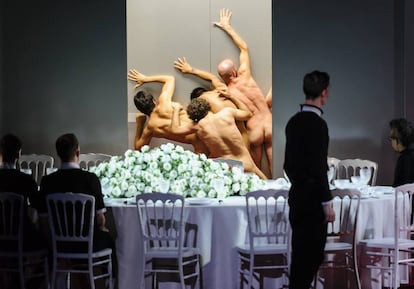 Una escena de ‘Voronia’, que se estrenó en el festival Grec de Barcelona, y se puede ver ahora en los Teatros del Canal.