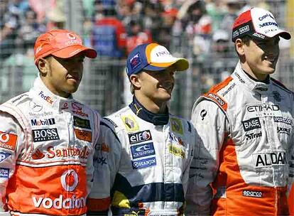 Como novedad para esta temporada, tres debutantes para McLaren, Renault y Spyker: Lewis Hamilton, la gran promesa de Ron Denis, Heikki Kovalainen y Adrian Sutil.