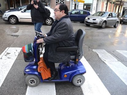 Gerardo Crespo, tras comparecer en el juzgado el pasado día 2