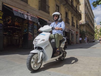 Una moto elèctrica.