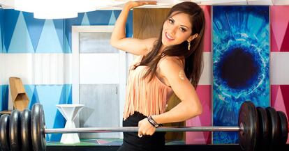 Sandra Casar en la casa de 'Big Brother'.