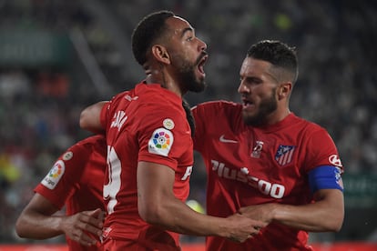 victoria del Atlético de Madrid ante el Elche (0-2)