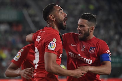 victoria del Atlético de Madrid ante el Elche (0-2)