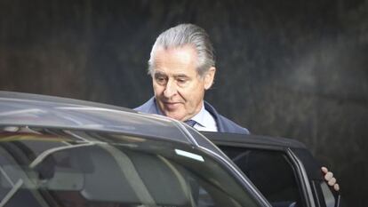 Miguel Blesa outside the High Court on Thursday.