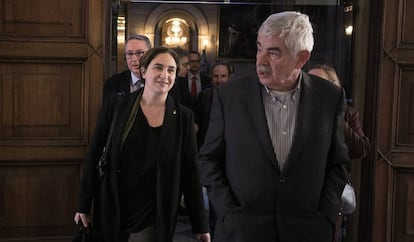 Ada Colau i Pasqual Maragall el 2016. 