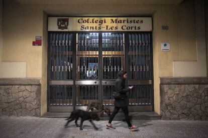 El colegio Maristes del barrio de Sants.