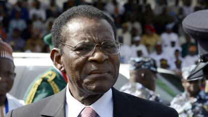 El presidente de Guinea Ecuatorial, Teodoro Obiang, en una imagen de 2015.  