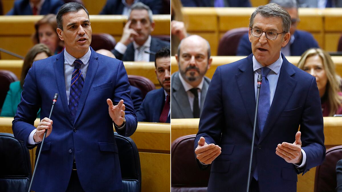 Vídeo | El cara a cara parlamentario entre Sánchez y Feijóo tras el ...