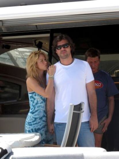 Shakira y De la Rúa cuando eran novios.