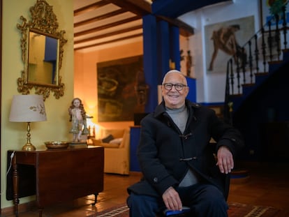 Fernando Delgado, en su casa de Faura (Valencia), el pasado lunes.