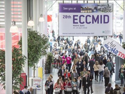 Asistentes durante la anterior edición de ECCMID.