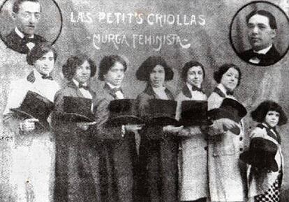 Murga ‘Las petit’s criollas’ (1914), primera constatación documental de una agrupación de mujeres en el Carnaval de Cádiz.