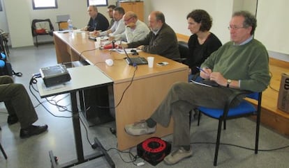 Participantes en la jornada sobre el Plan Hidrol&oacute;gico en la cuenca del J&uacute;car.