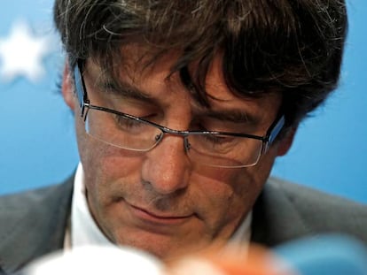 Carles Puigdemont em Bruxelas