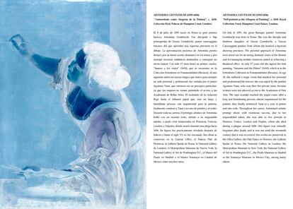 Rescate de Artemisia Gentileschi realizado por Diana Larrea.