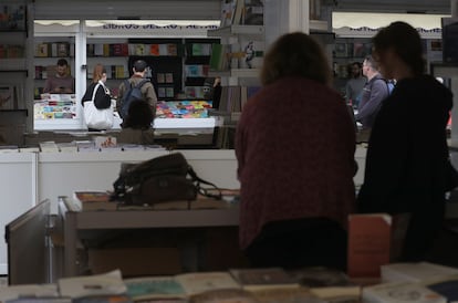 Imagen de la jornada de inauguración de la Feria del Libro, el 26 de mayo de 2023.