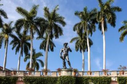 Réplica del David de Miguel Ángel en el Museo de Arte John y Mable Ringling.