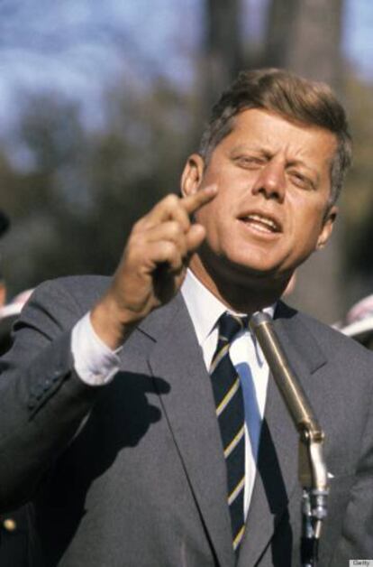 El presidente John F. Kennedy