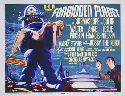 Poster de la pel&iacute;cula &#039;Planeta prohibido&#039; (1956), por Fred M. Wilcox