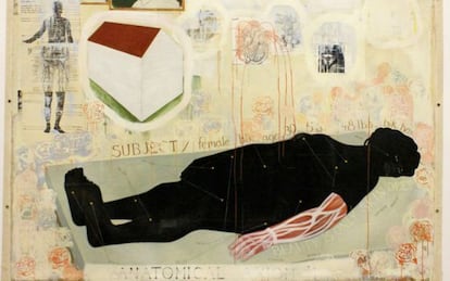 'Belleza examinada', collage de Kerry James Marshall (1993).