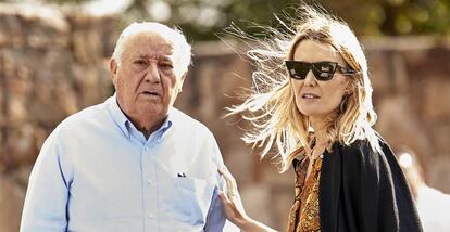 Amancio Ortega y Marta Ortega, en una imagen de archivo.