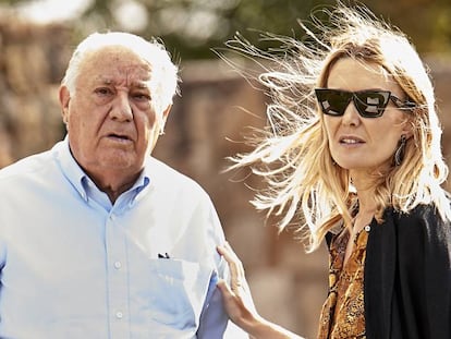 Amancio Ortega y Marta Ortega, en una imagen de archivo.